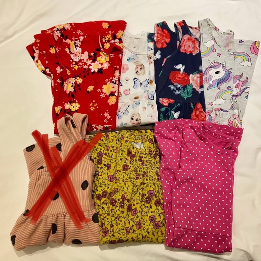 4 GIRL DRESSES